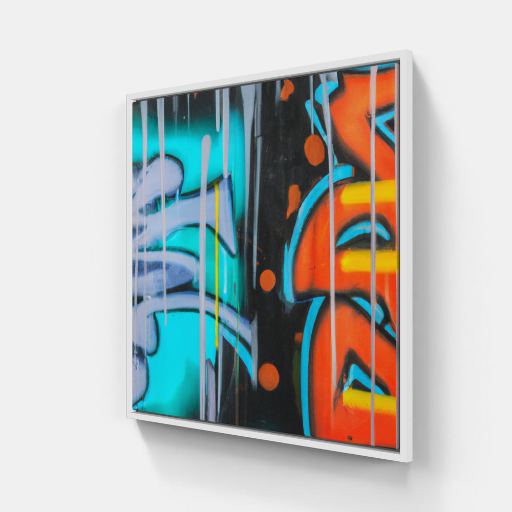Graffiti Art Expressions-Canvas-artwall-20x20 cm-White-Artwall