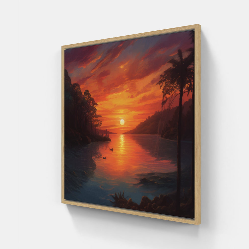 Captivating Sunset Dreams-Canvas-artwall-Artwall