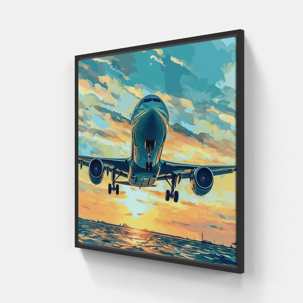 Airplane Dreams-Canvas-artwall-20x20 cm-Unframe-Artwall