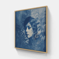 Vintage Cyanotype Memories-Canvas-artwall-Artwall
