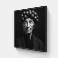 Timeless Wisdom-Canvas-artwall-20x20 cm-Black-Artwall
