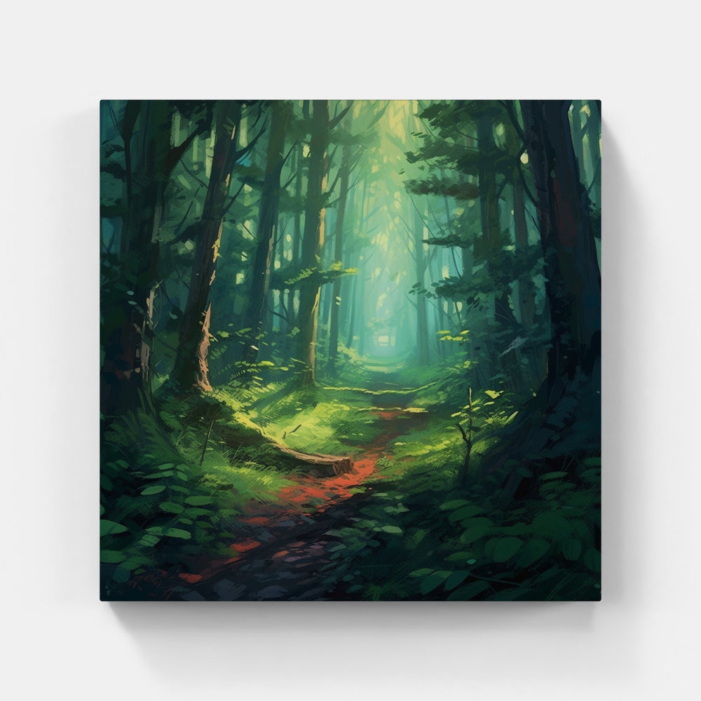 Majestic Evergreen Canopy-Canvas-artwall-Artwall