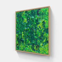 Green alive thriving-Canvas-artwall-20x20 cm-Wood-Artwall