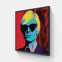 Andy's Iconic Portraits-Canvas-artwall-20x20 cm-Black-Artwall
