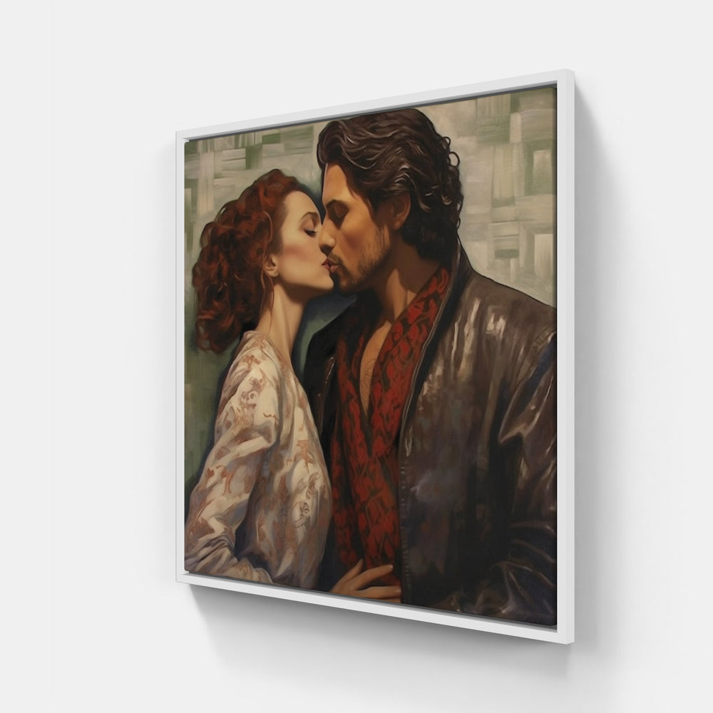 Romantic Tenderness Bliss-Canvas-artwall-20x20 cm-White-Artwall