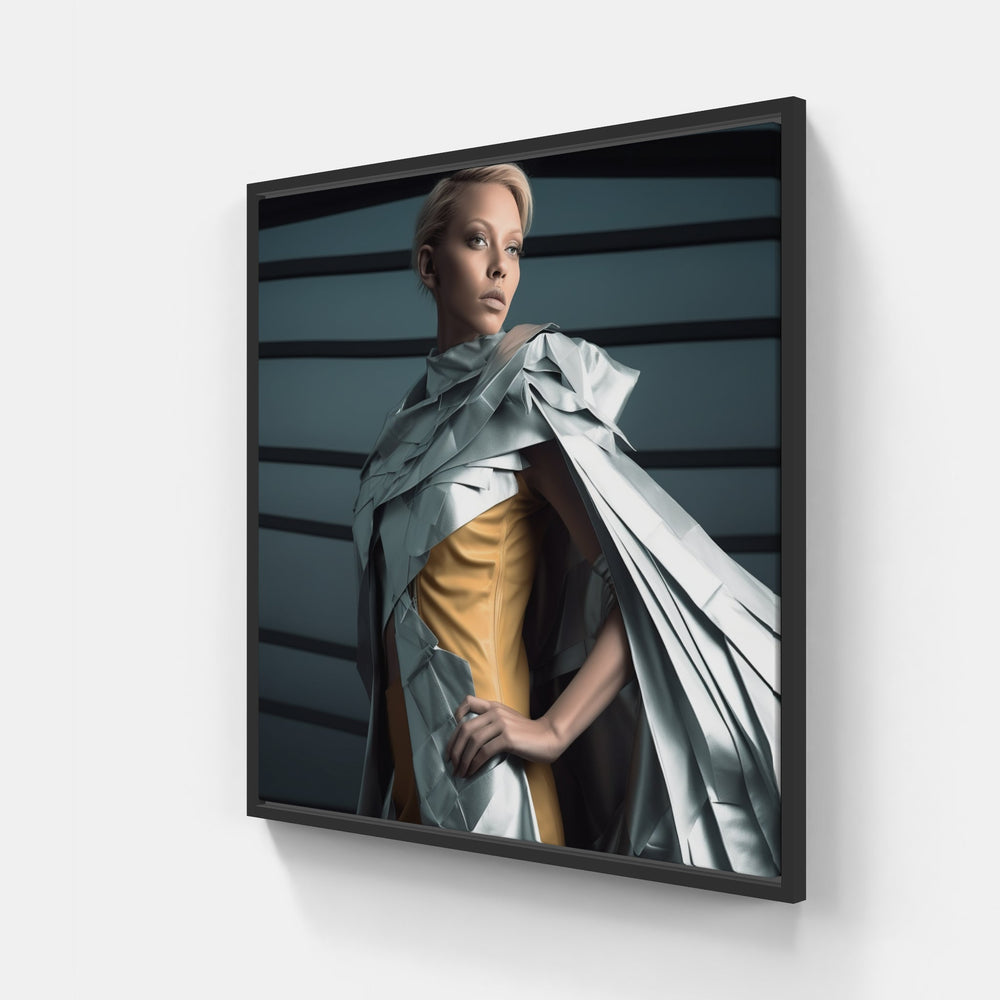 Fashion's Timeless Charm-Canvas-artwall-20x20 cm-Black-Artwall