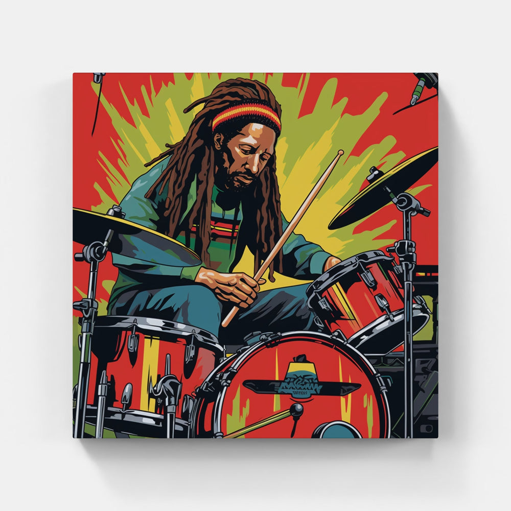 Captivating Drum Fusion-Canvas-artwall-Artwall