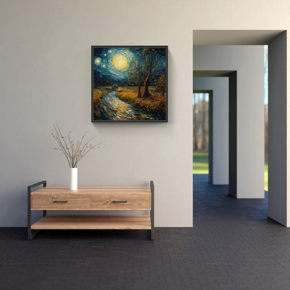 Melancholic Van Gogh Serenity-Canvas-artwall-Artwall