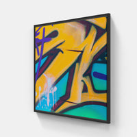 Reclaiming Urban Canvases-Canvas-artwall-20x20 cm-Black-Artwall
