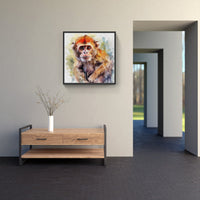 Vibrant Monkey Canva-Canvas-artwall-Artwall