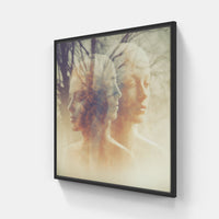 Captivating Exposed Moments-Canvas-artwall-20x20 cm-Black-Artwall