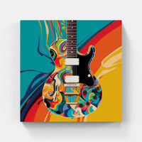 Captivating Guitar Vibe-Canvas-artwall-Artwall