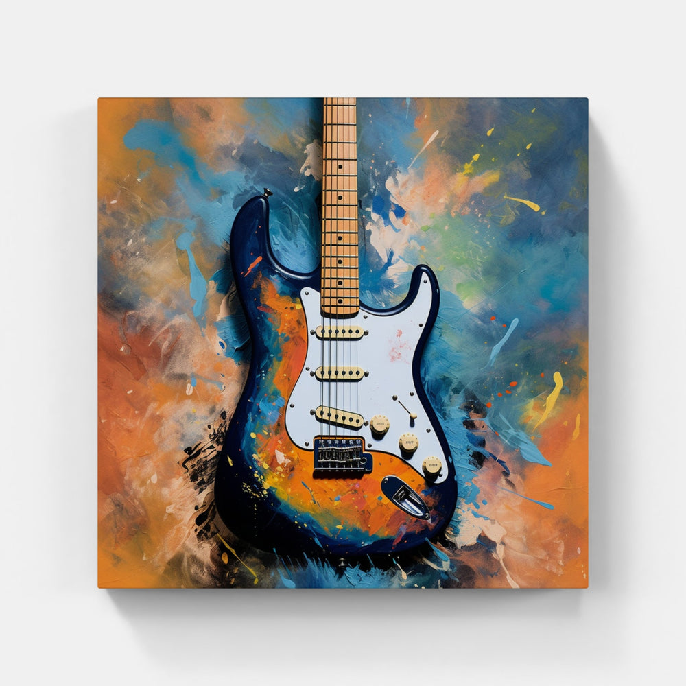 Harmonic Guitar Fusion-Canvas-artwall-Artwall