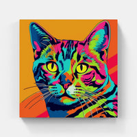 Cat purrs peace-Canvas-artwall-Artwall