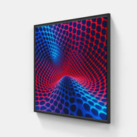 Surreal Optical Impressions-Canvas-artwall-20x20 cm-Black-Artwall