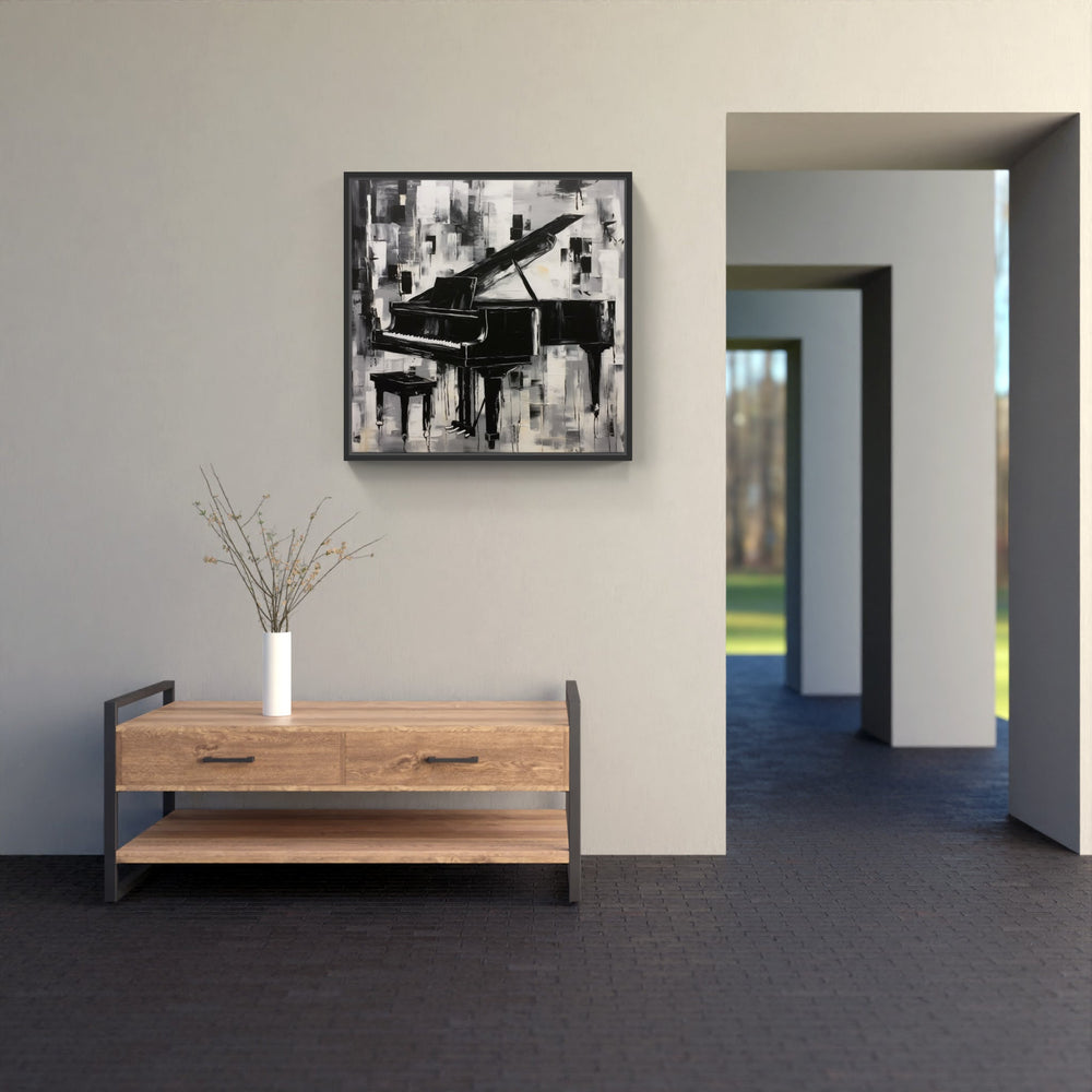 Resonant Piano Notes-Canvas-artwall-Artwall