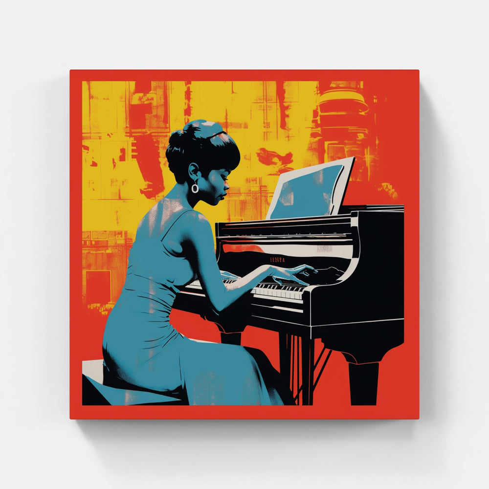 Artistic Piano Symphony-Canvas-artwall-Artwall