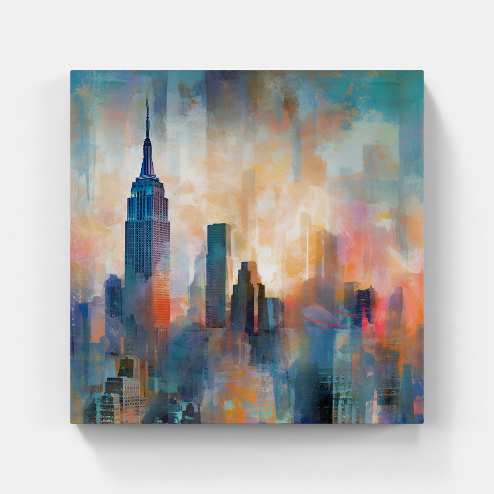 Empire State Mosaic-Canvas-artwall-Artwall