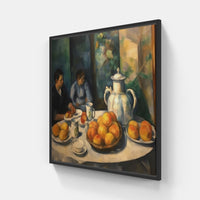 Still Life Symphony-Canvas-artwall-20x20 cm-Black-Artwall