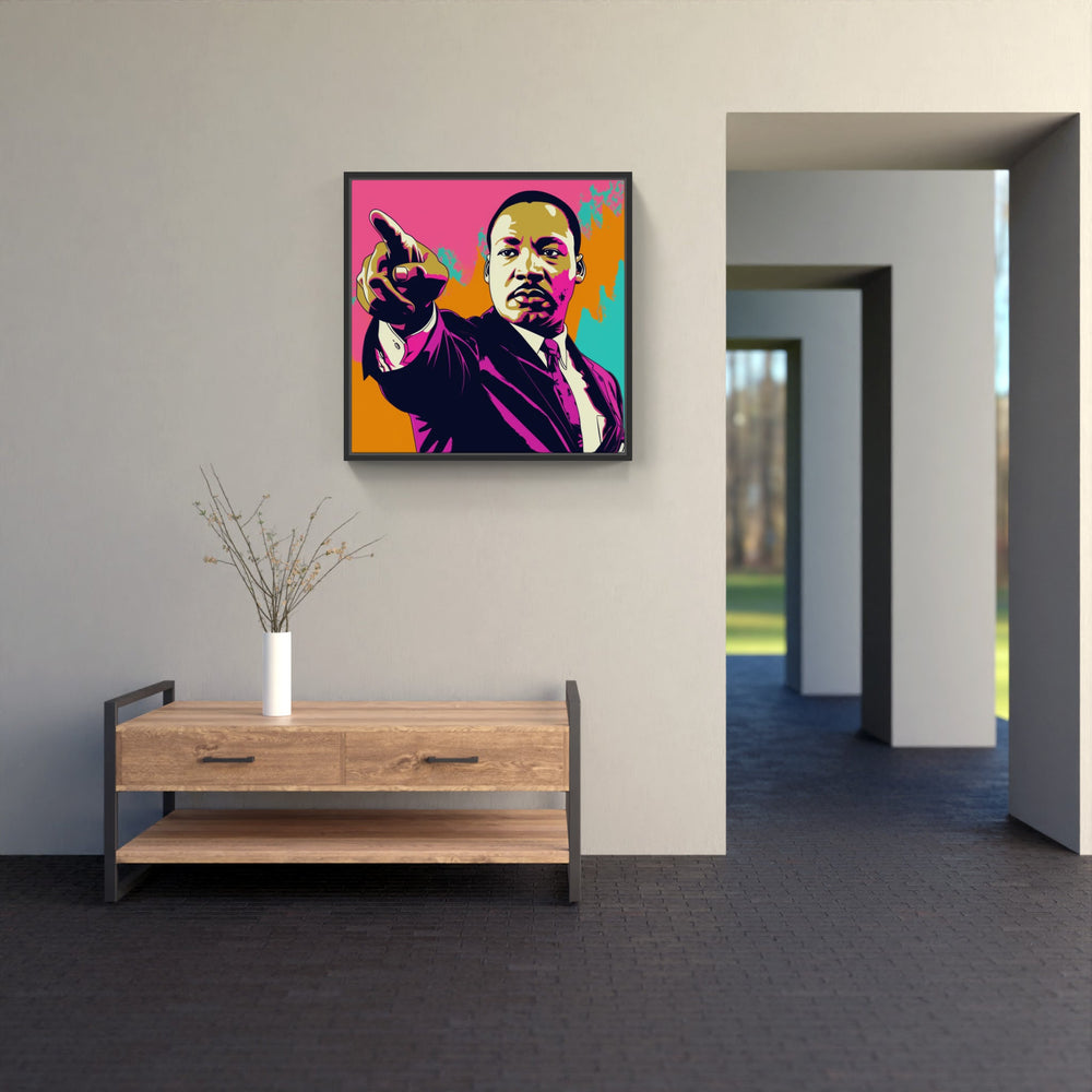 Martin Luther King memory fight-Canvas-artwall-Artwall