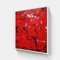 Red sunrise beauty-Canvas-artwall-20x20 cm-White-Artwall