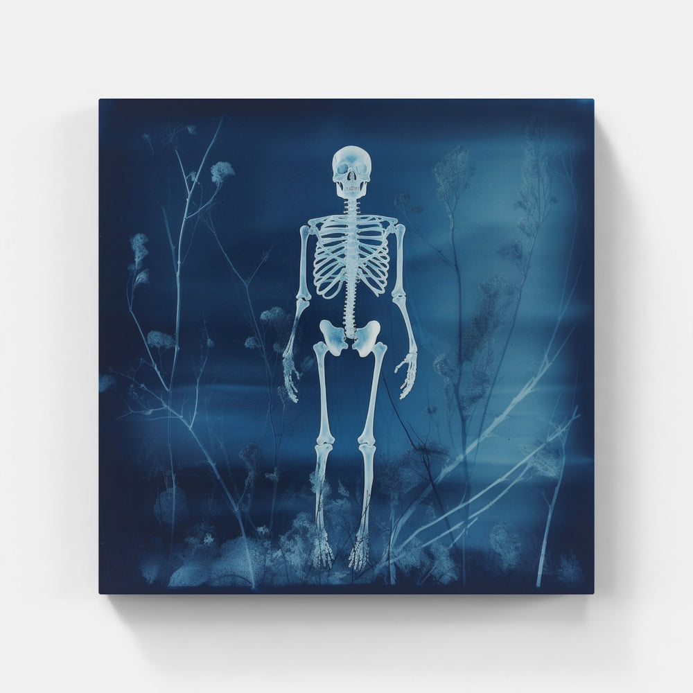 Timeless Cyanotype Serenade-Canvas-artwall-Artwall