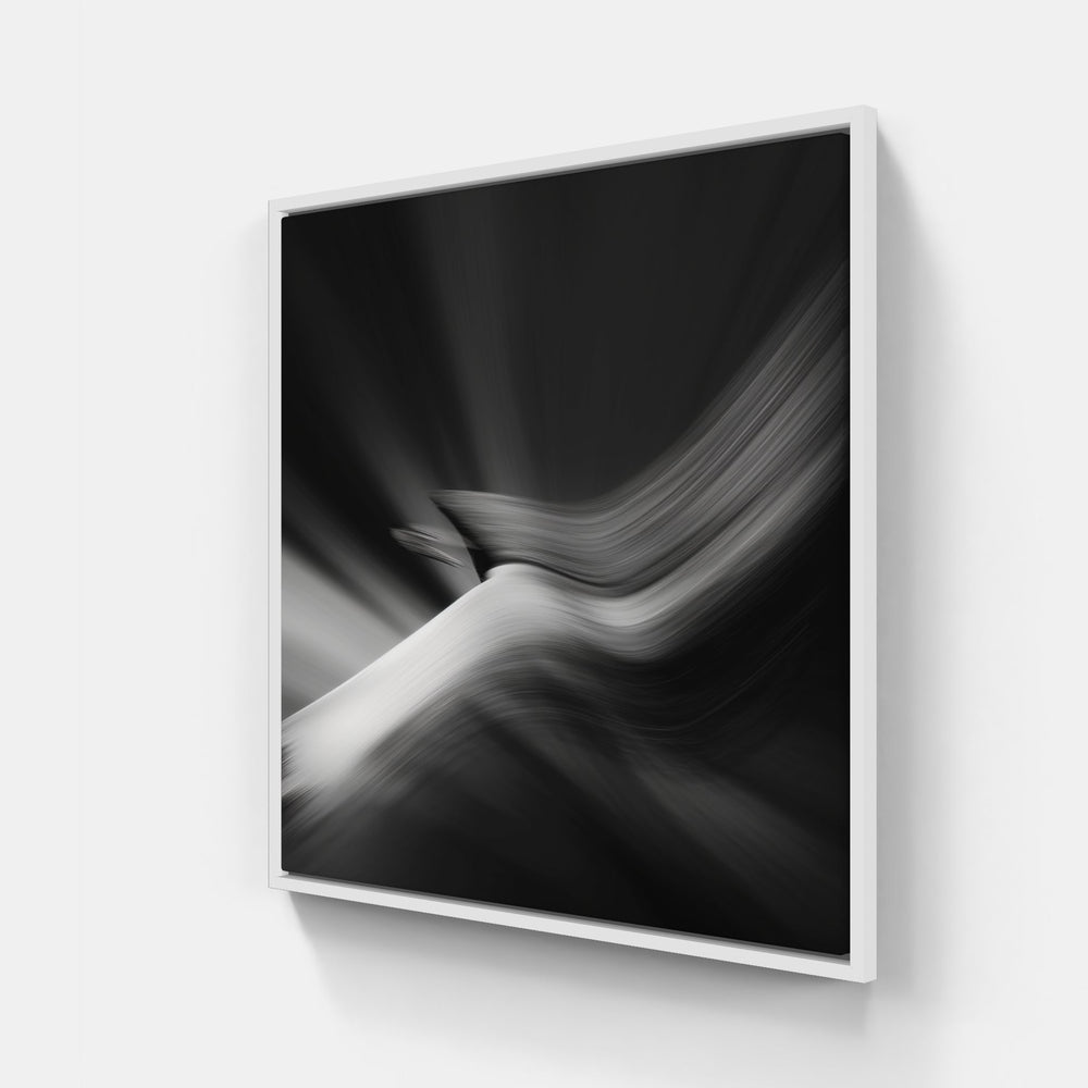 Patterned Pulse-Canvas-artwall-40x40 cm-White-Artwall