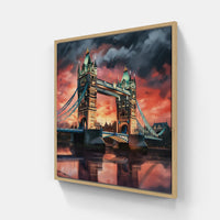 London Luminous Nightscape-Canvas-artwall-Artwall