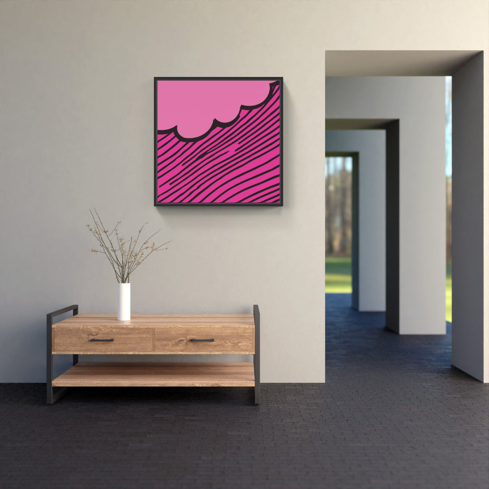 Pink on time-Canvas-artwall-Artwall