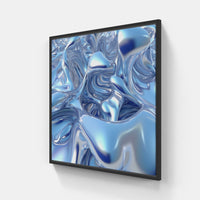 Interstellar Whirl-Canvas-artwall-20x20 cm-Black-Artwall