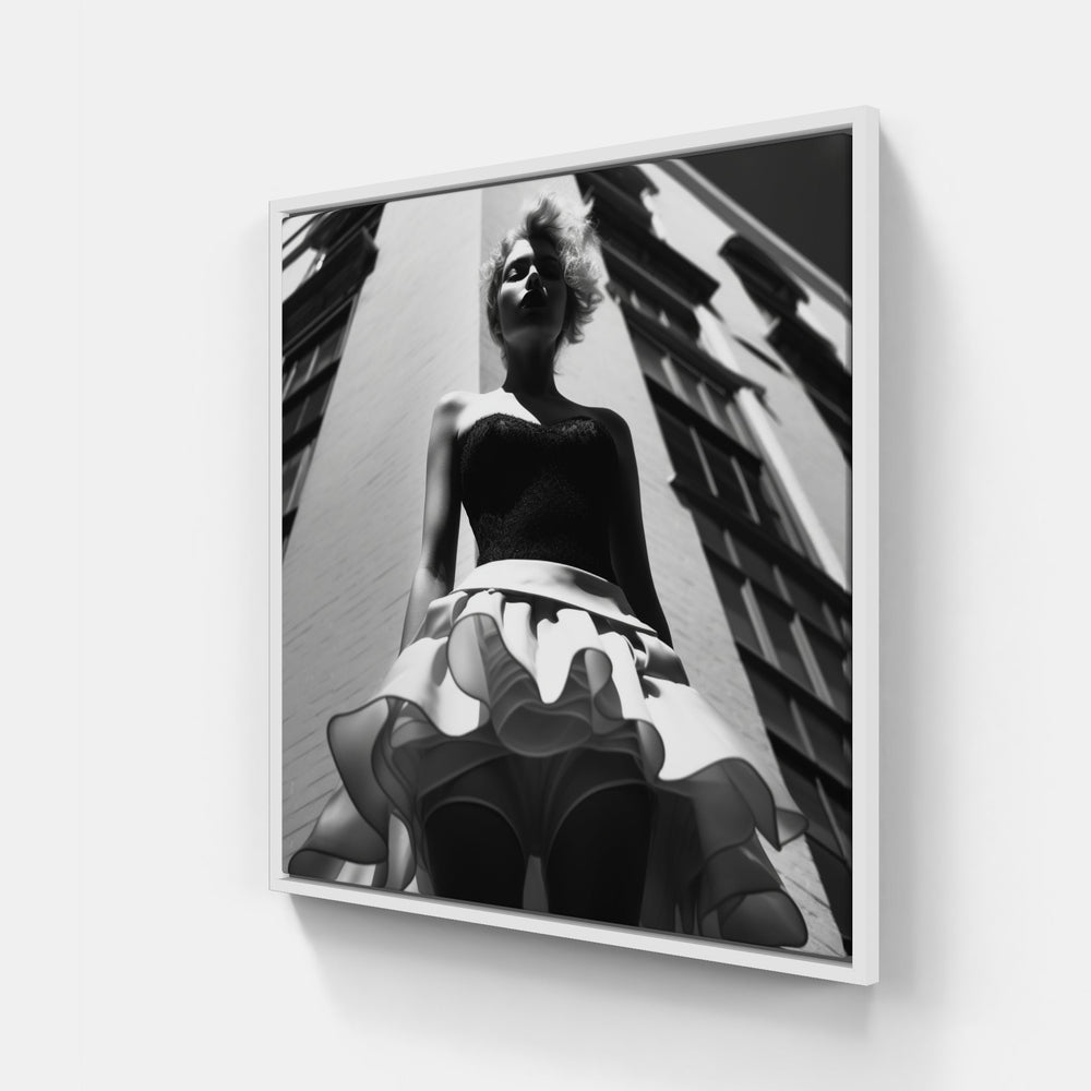 Fashion's Timeless Appeal-Canvas-artwall-20x20 cm-White-Artwall