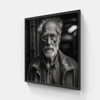 Vintage Portraits-Canvas-artwall-20x20 cm-Black-Artwall