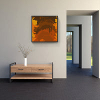 Orange time passes-Canvas-artwall-Artwall