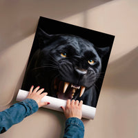 L'impression présentée en poster, sans encadrement, sur un mur neutre.