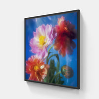 Blossoming Oasis Retreat-Canvas-artwall-40x40 cm-Black-Artwall