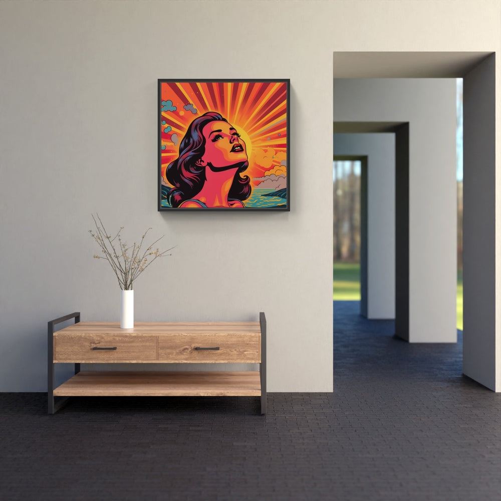 Harmonious Sunset Glow-Canvas-artwall-Artwall