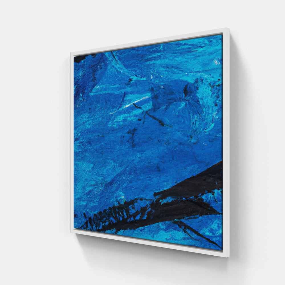 Blue forever true-Canvas-artwall-20x20 cm-White-Artwall
