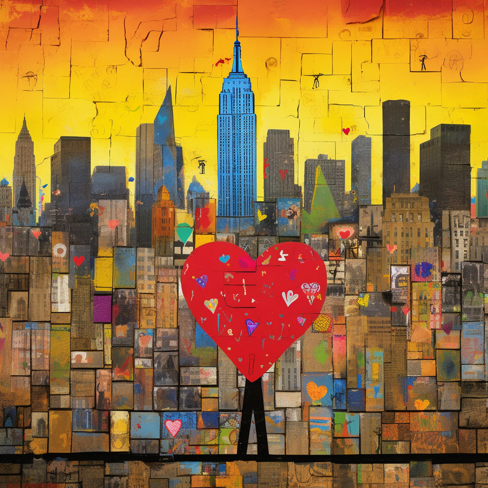New York Kaleidoscope-Canvas-artwall-Artwall