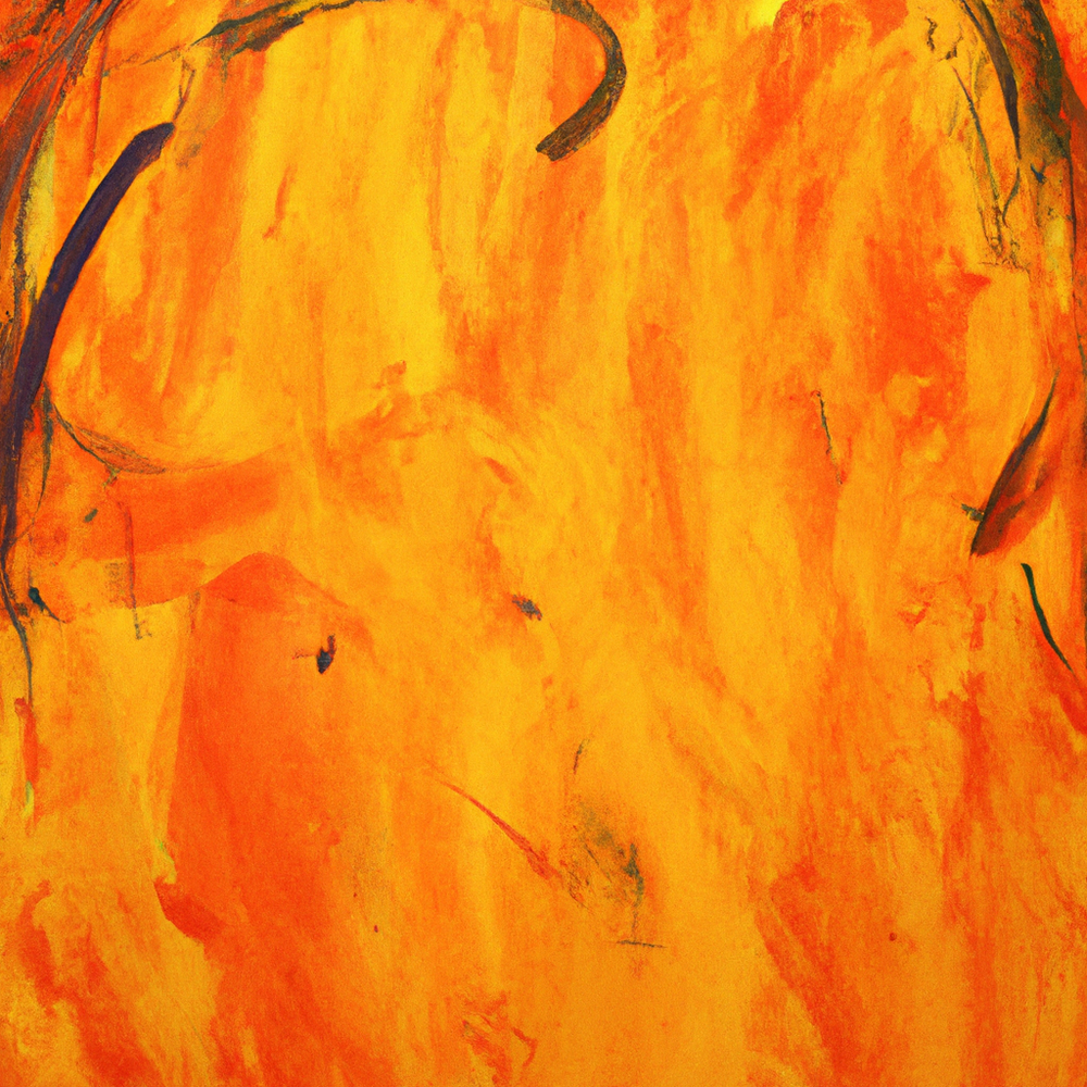 Orange shades brilliant-Canvas-artwall-Artwall