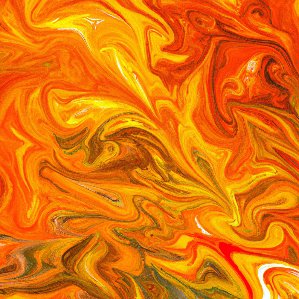 Orange sunlight glows-Canvas-artwall-Artwall