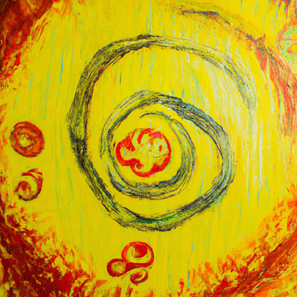 Yellow lovers bright-Canvas-artwall-Artwall