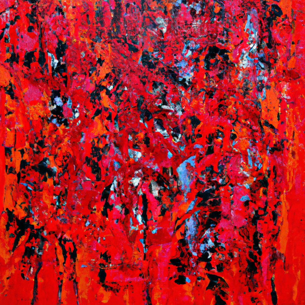 Red Blood Shed-Canvas-artwall-Artwall