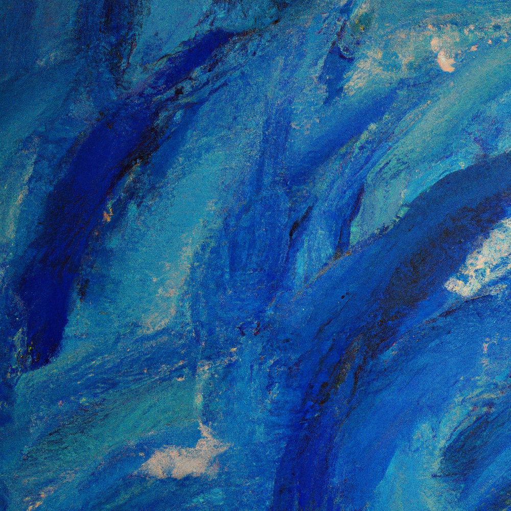 Blue dreaming-Canvas-artwall-Artwall