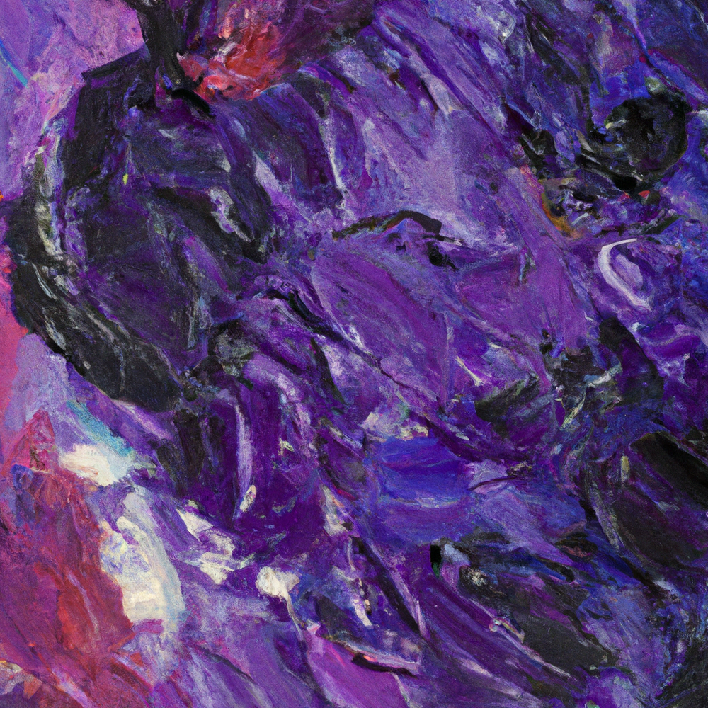 Purple on time-Canvas-artwall-Artwall