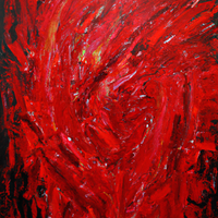 Red rose-Canvas-artwall-Artwall