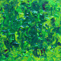 Green alive thriving-Canvas-artwall-Artwall