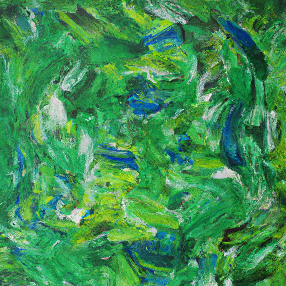 Green promise held-Canvas-artwall-Artwall