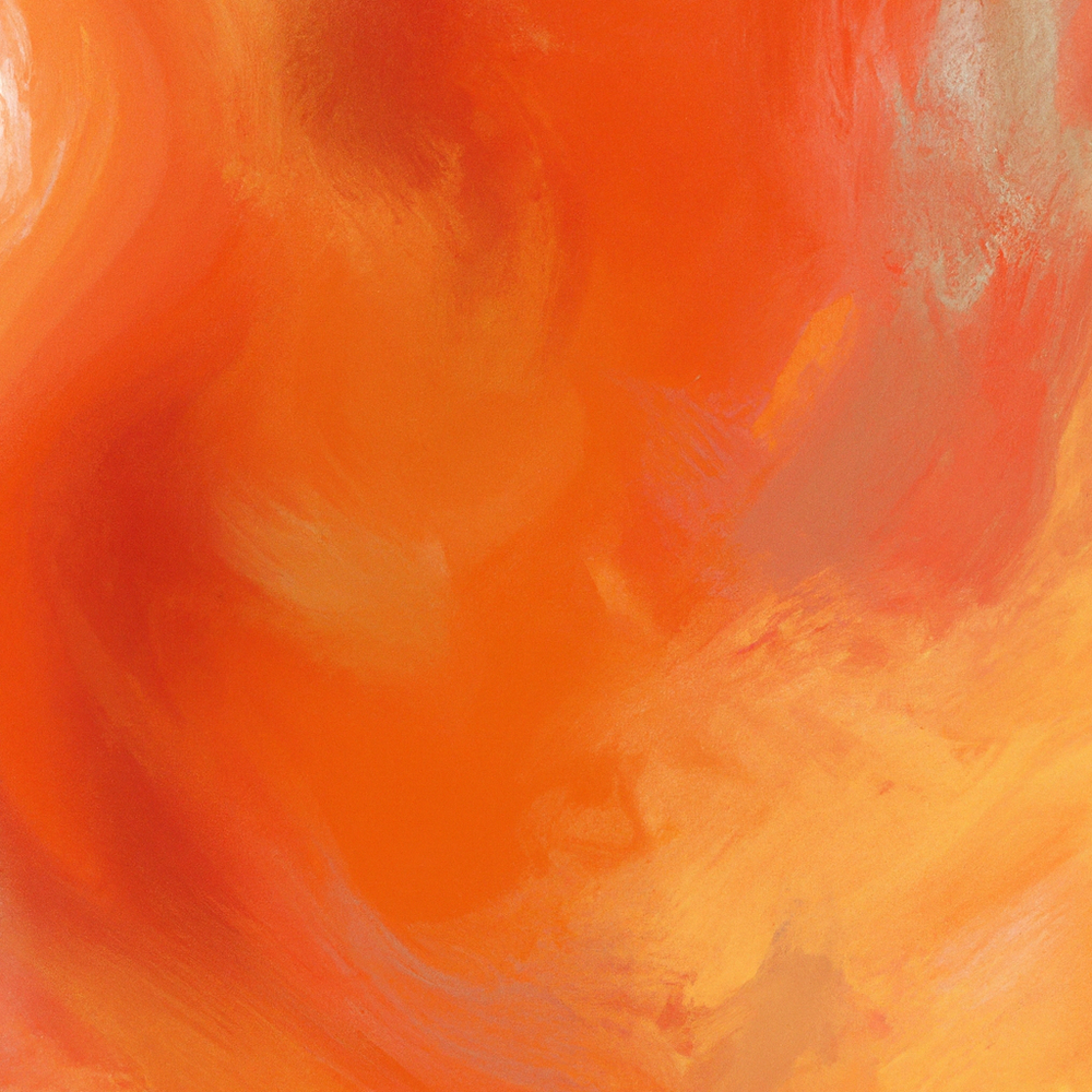 Orange always timely-Canvas-artwall-Artwall