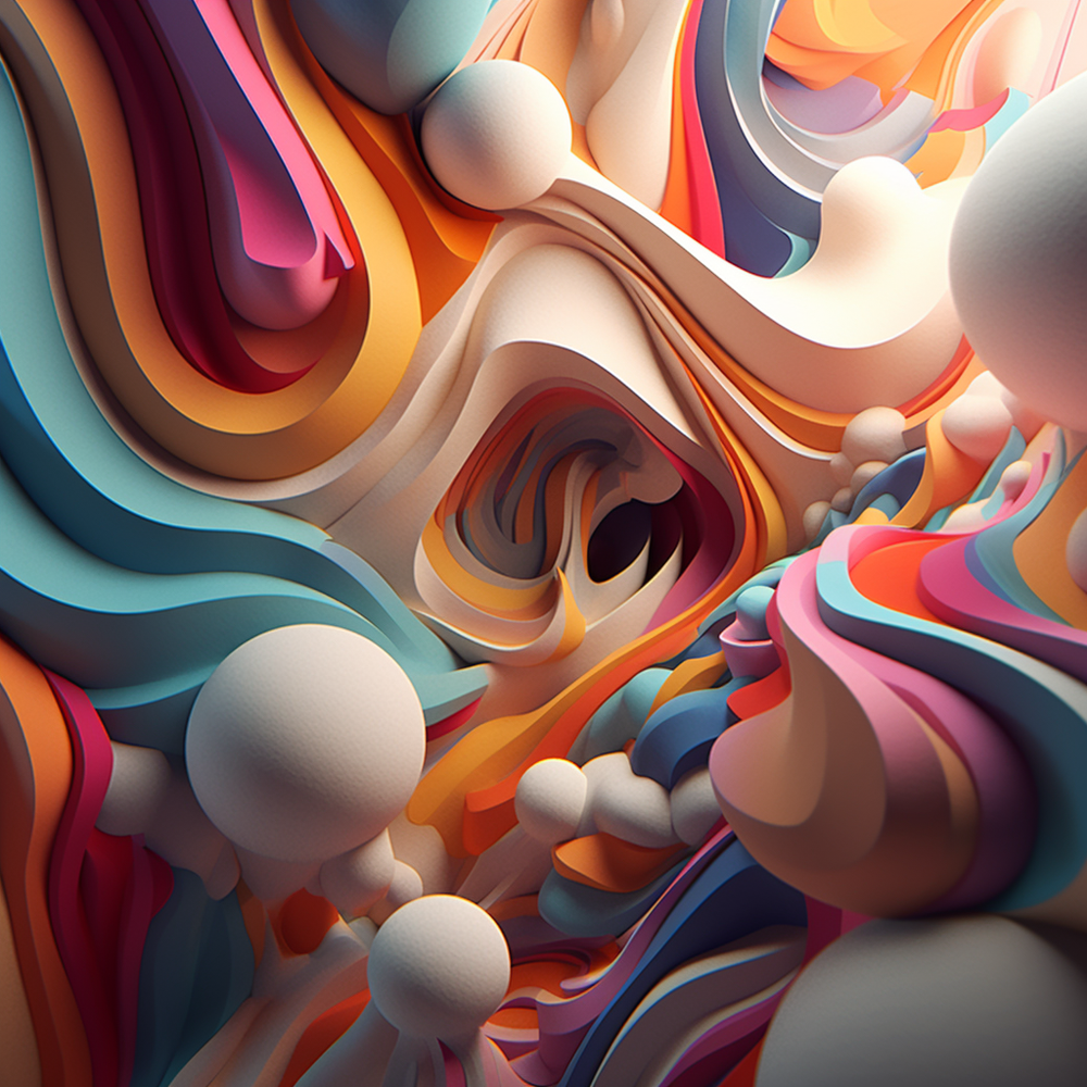 Kaleidoscopic Dreams-Canvas-artwall-Artwall