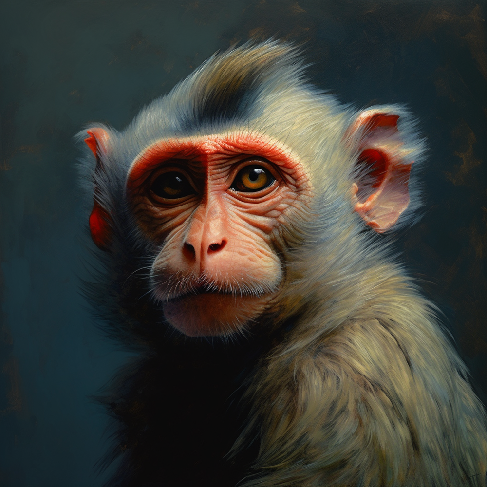 Captivating Monkey Canva-Canvas-artwall-Artwall